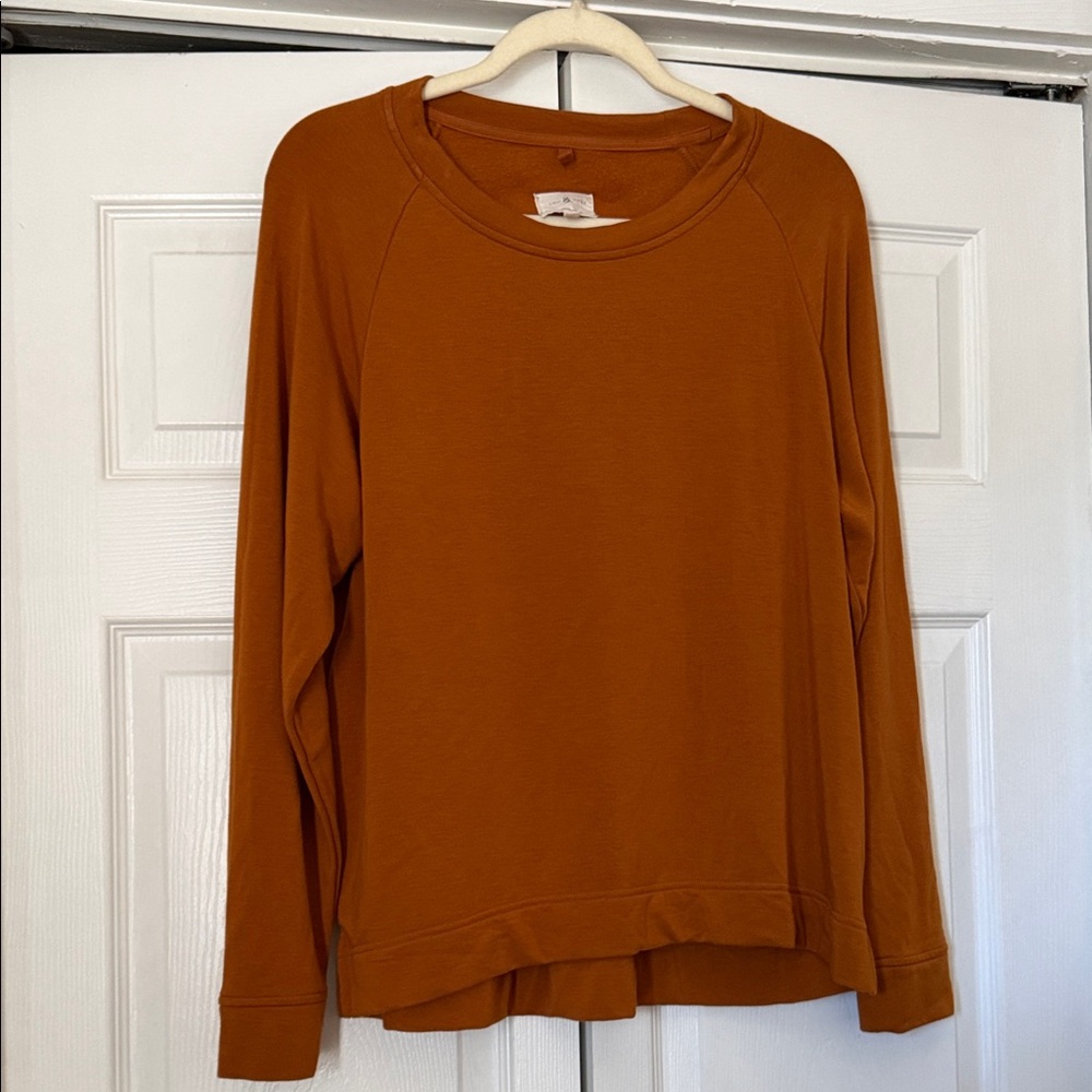 Lou & Grey Signature Soft burnt Orange Fleece Too